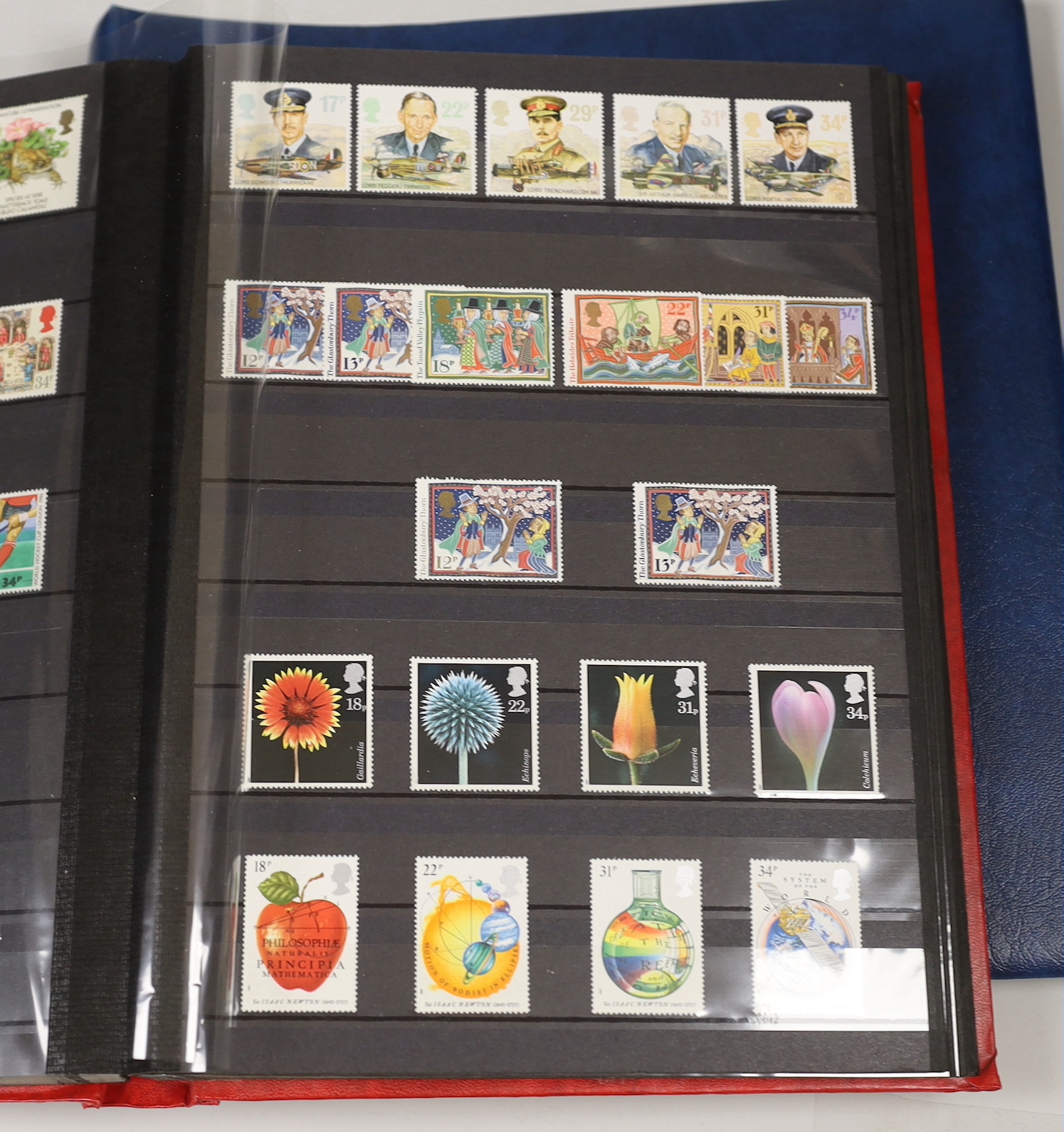 Fourteen albums of Great Britain stamps including Mint Decimal issues, Royal Events, USA, first day covers, 1d reds used